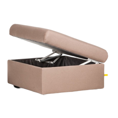 LINEA Pouf with storage space