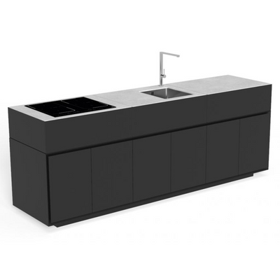 TIKAL Vanjska kuhinja, roštilj + sudoper + neutralna radna ploča