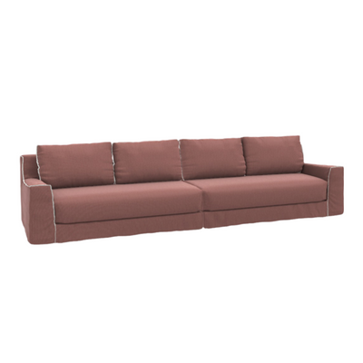 LOLL 03 Modular sofa upholstered with polyrethane foam