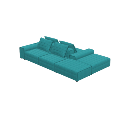 SAMET F - Modular Sofa with cushions