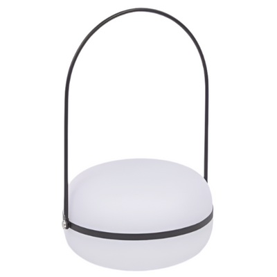 TEA Table lamp in polythene and metal with black finish
