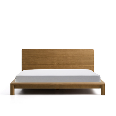 ARELIDA bed made of oak veneer and solid oak wood