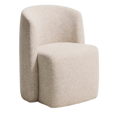 CORVENA Chair in beige chenille