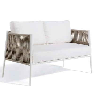 LUCE Sofa aluminium white