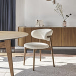 OLEANDRO Drvena stolica s tapeciranim sjedalom i naslonom