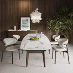 OLEANDRO Drvena stolica s tapeciranim sjedalom i naslonom