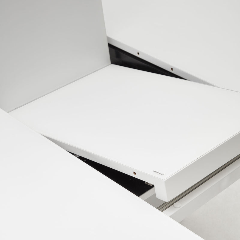 VASHTI extendable round white table