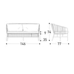 CRICKET 2-seater Sofa