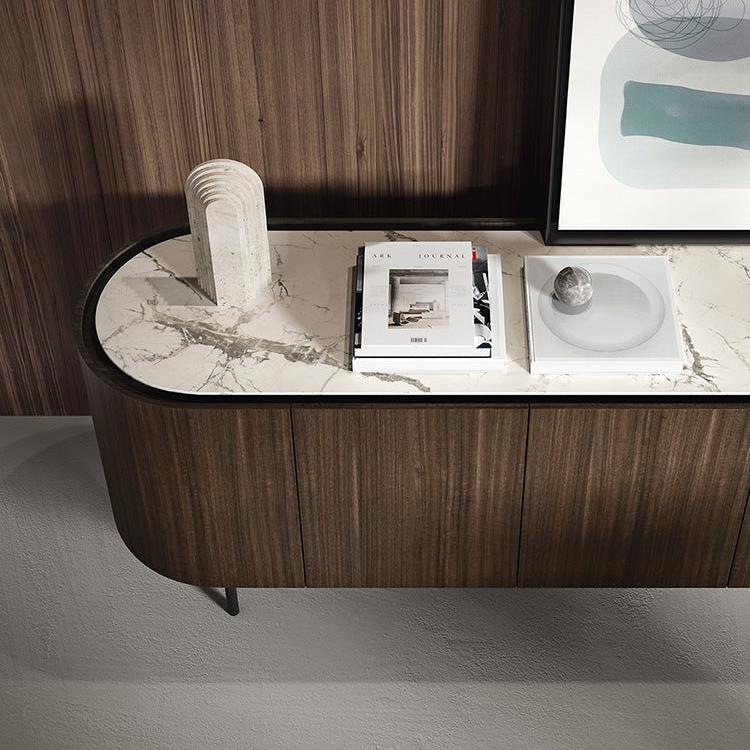 LAKE Komoda s 5 vrata i keramičkom pločom