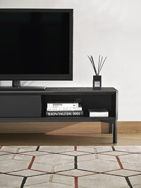 YORK Entertainment unit with open compartment