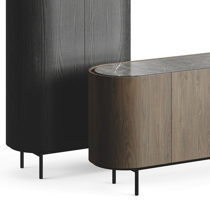 LAKE Komoda s 2 vrata i keramičkom pločom