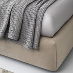 MAGENTA Beds with smoke wooden legs