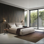 MAGENTA Beds with smoke wooden legs