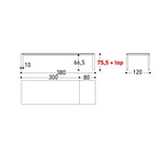 DOLMEN Extendable table [h 76, 5]