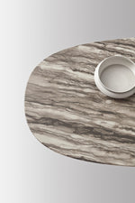 BIARRITZ Blagovaonski stol s mramornom pločom