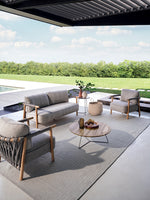 NATHY Vrtna sofa za 2 osobe