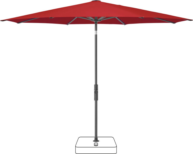 TWIST Parasol, 240 x 240 cm