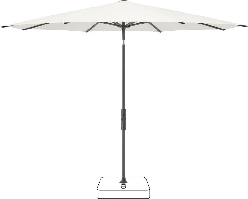 TWIST Parasol, 240 x 240 cm