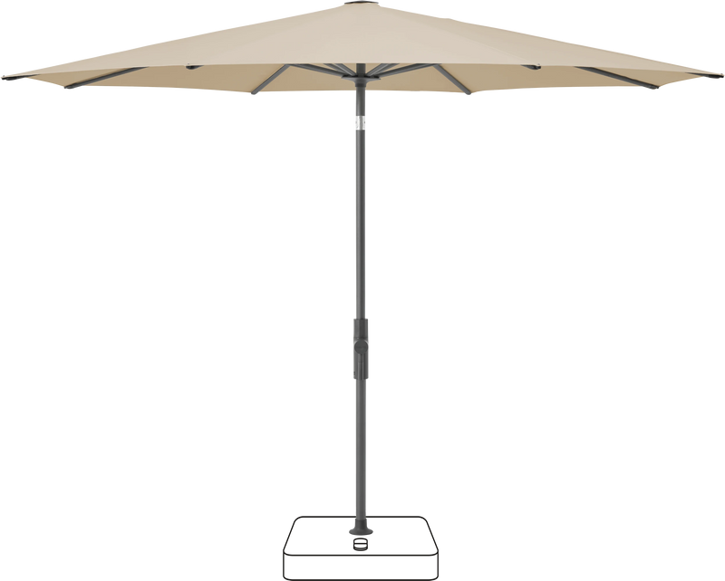 TWIST Parasol, 240 x 240 cm