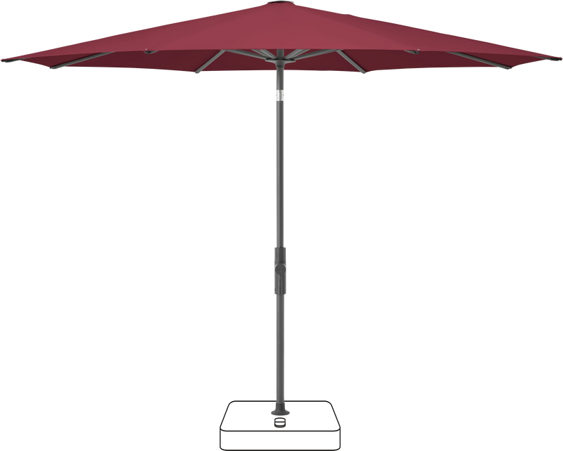 TWIST Parasol, 240 x 240 cm