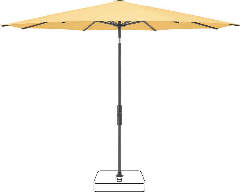 TWIST Parasol, 240 x 240 cm