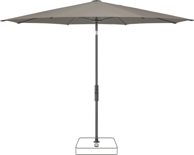 TWIST Parasol, 240 x 240 cm