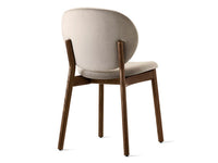 INÈS Chair with wooden legs