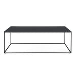 THIN Pravokutni stolić za kavu s metalno-keramičkom pločom, 107 cm