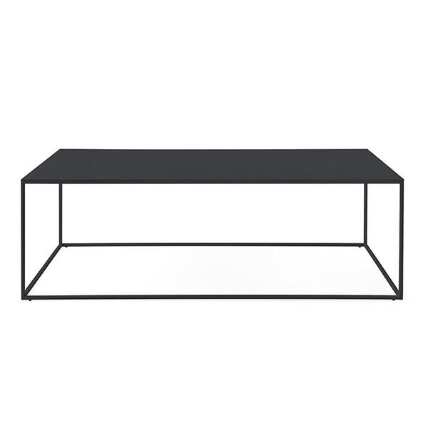 THIN Pravokutni stolić za kavu s metalno-keramičkom pločom, 107 cm