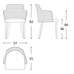 EMMA stolic s naslonom