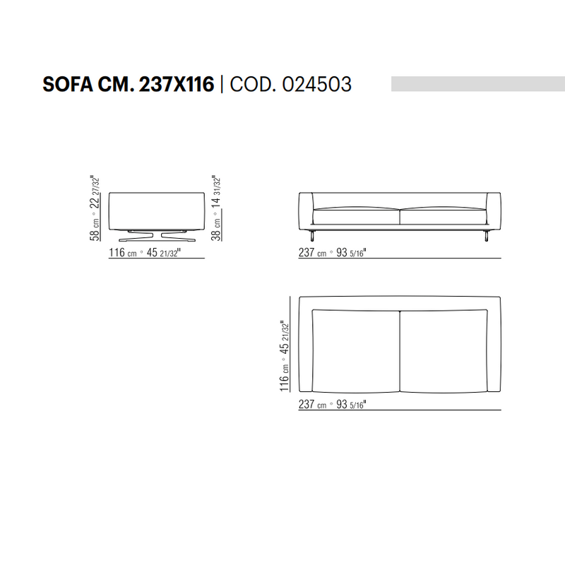 CAMPIELLO Stand-alone sofa
