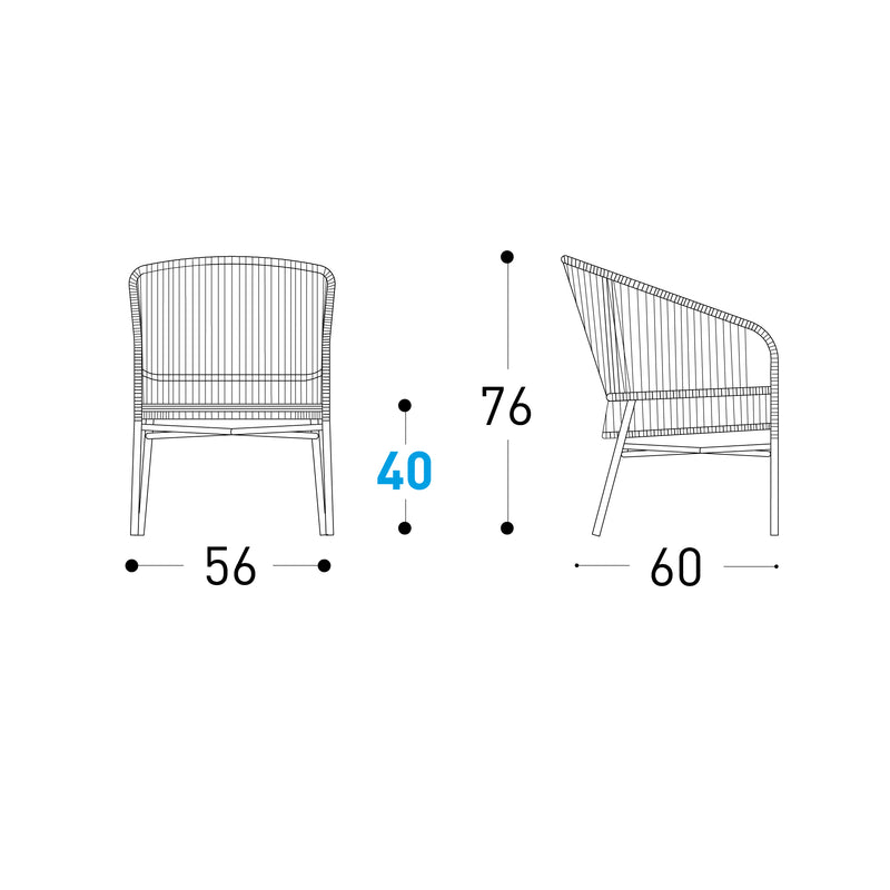 CRICKET Blagovaonska stolica s naslonom
