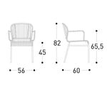 CRICKET Stolica s naslonom