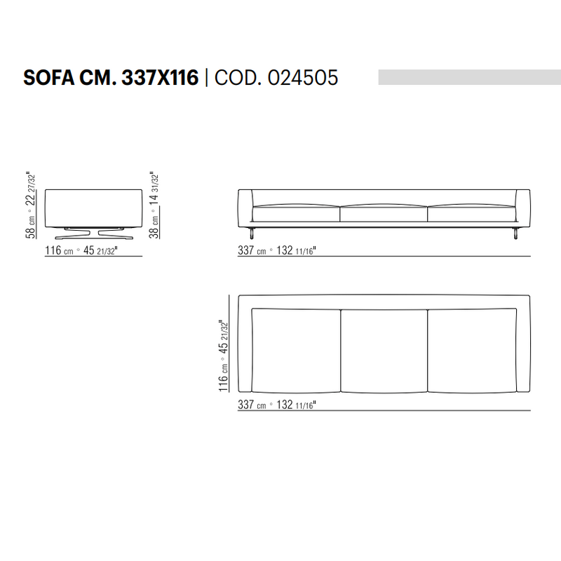 CAMPIELLO Stand-alone sofa