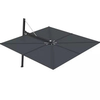 Versa UX cantilever umbrella - Full black, Square 3 m, 80°