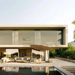 Versa UX cantilever umbrella, Safari, Round 3.5 m, 80°