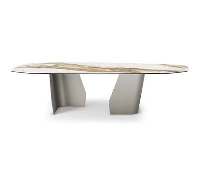 SENATOR KERAMIK Dining table in shape of polygon