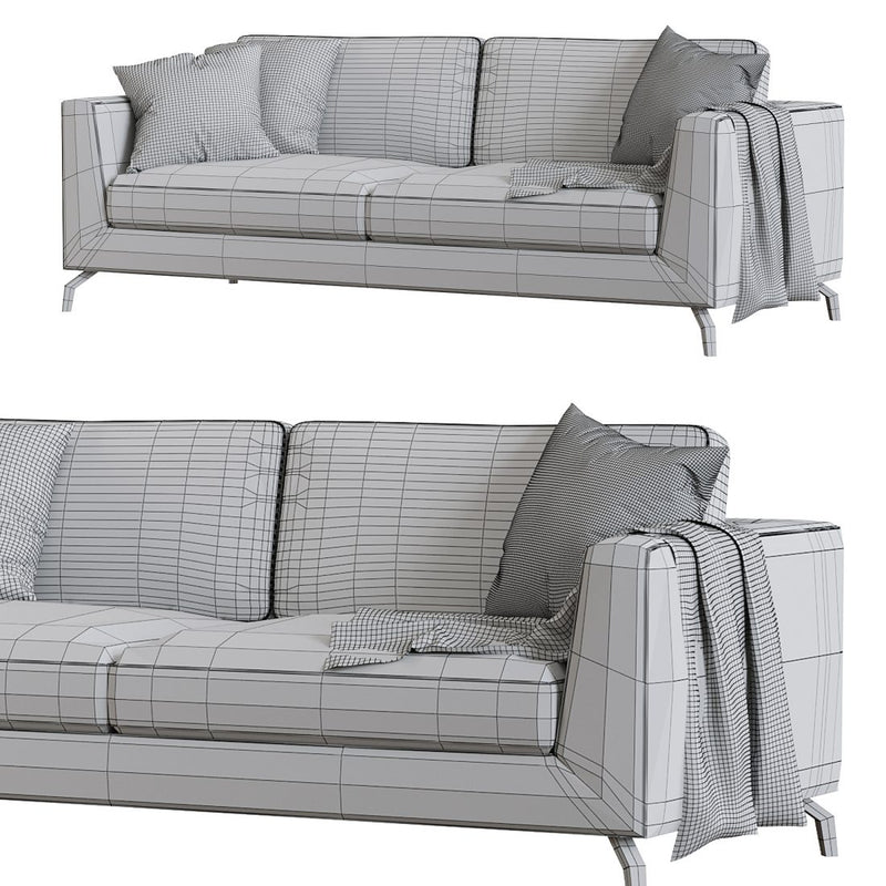 Carré 3-seater sofa
