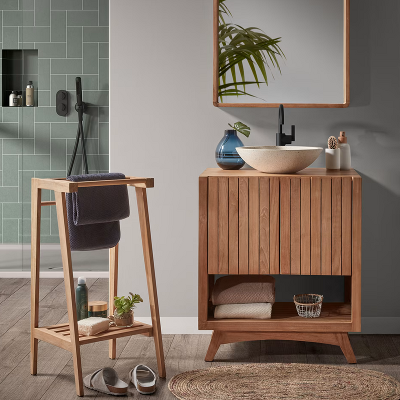 KUVENI Rectangular bathroom furniture, 70 x 80 cm