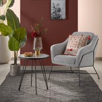 BRIDA Fotelja u svijetlo sivoj boji