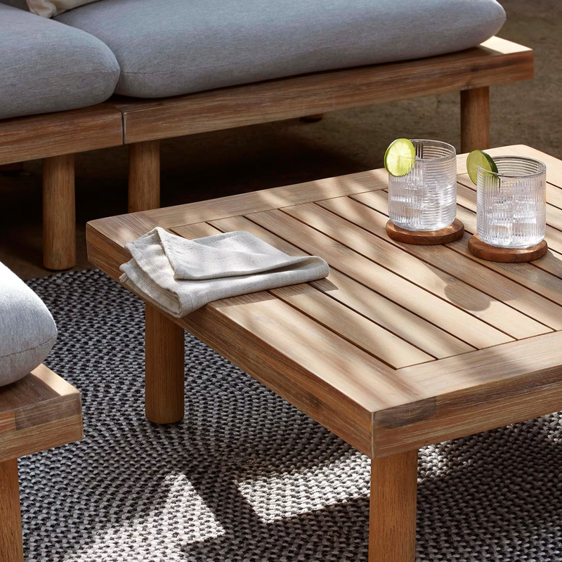 VIRIDIS 2 armchairs and 1 table set FSC 100%