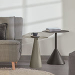 SHIREL Pomoćni stolić u zelenoj boj, Ø 40 cm 