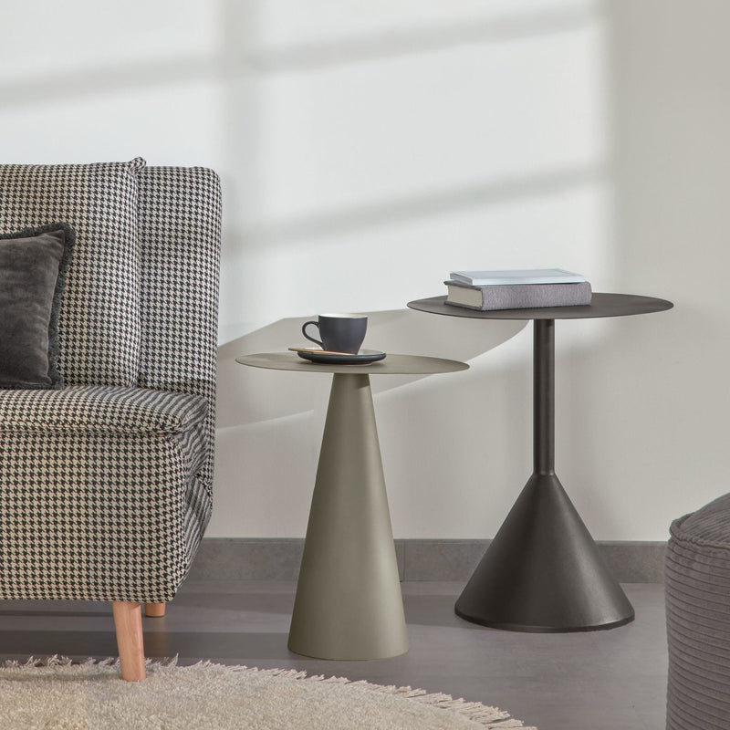 SHIREL Pomoćni stolić u zelenoj boj, Ø 40 cm 