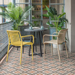 ISABELLINI Stackable outdoor chair in black