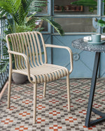 ISABELLINI Stackable outdoor chair in beige