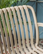 ISABELLINI Stackable outdoor chair in beige