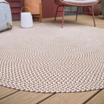 RODHE Okrugli tepih u bež boji, Ø 150 cm