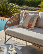 BRANZIE Trosjed Branzie trosjed u smeđoj konopi, 180 cm