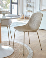 QUINBY Outdoor dining chair in beige