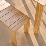 VICTOIRE vanjska klupa od punog tikovine 135/175/215 cm